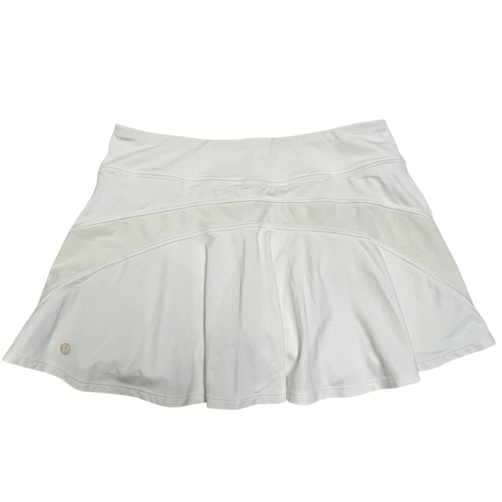 Lululemon Mini Tennis Skort in Ivory